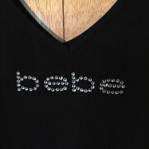 Bebe ribbed tank dress xl